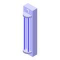 UV lamp disinfection icon, isometric style Royalty Free Stock Photo