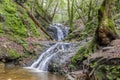 Basin Falls flowing after winter rains Royalty Free Stock Photo