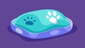 A UVsanitized pet pillow perfect for pets who love to cuddle on soft surfaces without the worry of germs.. Vector