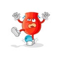 Uvula hiten by bowling cartoon. cartoon mascot vector