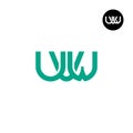 UVW Logo Letter Monogram Design Royalty Free Stock Photo
