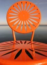 Uw chairs orange