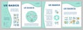 UX basics brochure template