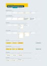 UX UI Design elements | Buttons & Input fields Royalty Free Stock Photo