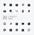 20 Ux And Ui Solid Glyph icon Pack like configuration creator flow content website
