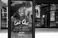 UXBRIDGE, LONDON/ENGLAND- 29 August 2020: Eat out to help out billboard in Uxbridge town centre