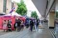 UXBRIDGE, LONDON, ENGLAND - 14 August 2021: Market stalls at Uxbridge`s Love Summer Festival