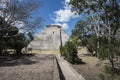 The Uxmal Archaeological Complex view from the entrance to Mayan archeological site - Yucatan -Mexico 232