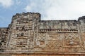 Uxmal Carved Wall Yucatan Mexico