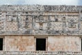 Uxmal Carved Wall Yucatan Mexico