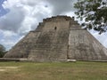 Uxmal Mayan Ruins Pyramid of the Magician Royalty Free Stock Photo