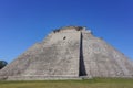 Uxmal, Mexico: The Mayan Pyramid of the Magician Royalty Free Stock Photo