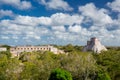 Uxmal, Mexico. Pyramid of the Magician Royalty Free Stock Photo