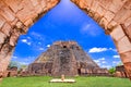 Uxmal, Mexico - Pyramid of the Magician, Maya Empire Royalty Free Stock Photo