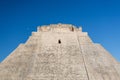 Uxmal, Mexico. Pyramid of the Magician. Royalty Free Stock Photo