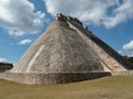 Uxmal, Pyramid of the Magician Royalty Free Stock Photo