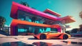 uxurious bionic mansion boasts vibrant supercar\'s charm