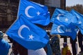 Uyghur protest, April 22nd, London, UK Royalty Free Stock Photo