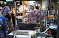 Uyghur Woman Preparing Food