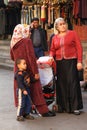 Chinese Xinjiang people on the street