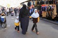 Chinese Xinjiang people on the street