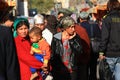 Chinese Xinjiang people on the street