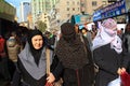 Chinese Xinjiang people on the street