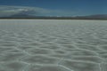 Uyuni salt flat with the best colorfull  poligons Royalty Free Stock Photo