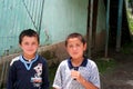 Uzbek Boys in Arslanbob, Kyrgyzstan