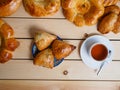 Uzbek bread and uzbek samosa