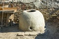 Uzbek oven tandoor for baking bread.