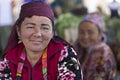 Local woman in Siab Bazaar, Samarkand, Uzbekistan. Royalty Free Stock Photo