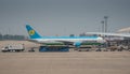 Uzbekistan airplane landed at Beijing Capital International airport