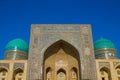 Uzbekistan beautiful city of Samarkand and Bukhara architectural monuments Royalty Free Stock Photo