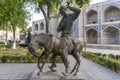 Uzbekistan - Bukhara - Hodja Nasruddin Statue Royalty Free Stock Photo
