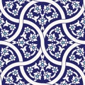 Uzbekistan Floral Seamless Pattern