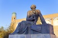 Uzbekistan. Khiva. Statue of Muhammad ibn Musa al-Khwarizmi - famous scientist born in Khiva in 783. The term algorithm still remi