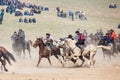 Uzbekistan, Parkent-03.08.2019: Ulak-Kupkari buzkashi, Kok-Boru