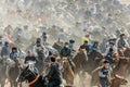 Uzbekistan, Parkent-03.08.2019: Ulak-Kupkari buzkashi, Kok-Boru