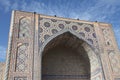 Uzbekistan Samarkand Veiw at Registan and Ulugh Beg and Tilya-Kori Madrasahs