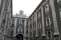 uzeda gate and baroque palace - catania - italy Royalty Free Stock Photo