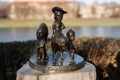 Uzhgorod, Ukraine- January 2, 2023: Buffalo Bill Wild West mini sculptures