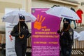 Street performance against gender-based violence in Uzhgorod