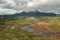 Uzon Caldera in Kronotsky Nature Reserve on Kamchatka Peninsula.