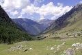 Uzunkol Karachay Cherkessia mountains Royalty Free Stock Photo