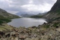 Uzunkol Karachay Cherkessia mountains Royalty Free Stock Photo