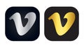 Vimeo icon logo vector design isolated on white background