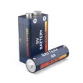 9V and AA size batteries