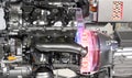 V6 car hybrid engine Royalty Free Stock Photo