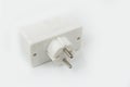 220V electric splitter on a white background